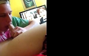 Making my buddy cum
