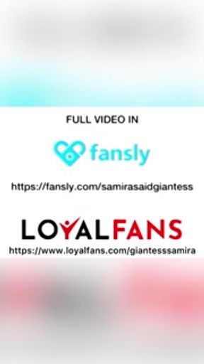 Samira devours many trapped slaves, spits them out, swallows them and digests them richly.