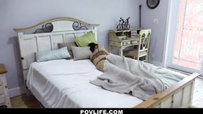 ”Teamskeet - Tatted Beautiful Babe Alessia Luna Surprised By Her BF As He Starts Pleasuring Her”