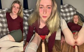 Teen Femboy Get Fucked by Machine