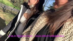 avec un inconnu dans un parc