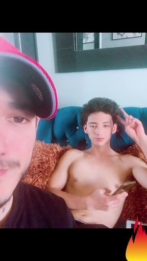 Young foreign boy attends casting audition for the first time