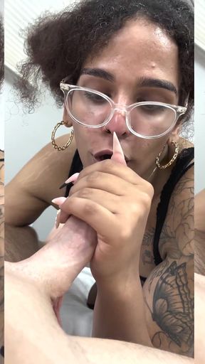 Super Sexy Trans Latina Sucking Cock - Compilation 2