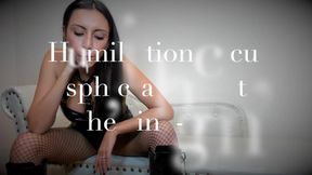Humiliation cocu sph crachats et chewing gum
