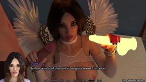 Using Both UR Cocks To DP An Angel Bot- Sexbot #24 Gameplay