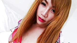 Asian Transsexual Grace Wants To Jerk Off