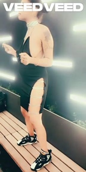 SOLO FEMALE Public Porn Cosplay New York City Walking Around The Town