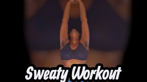 Intense Booty Sweat Tease: Hairy Armpit Goddess home workout