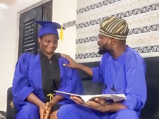 My sugar dad gave me a hawt bang on the day of my graduation