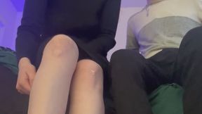 Lick our dirty feet slave