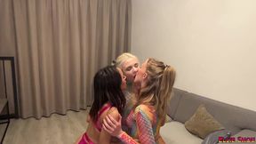 crazy lesbian threesome