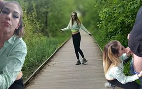 Coquette & Brad - POV Hotwife Blowjob Ends with Huge Cum Facial