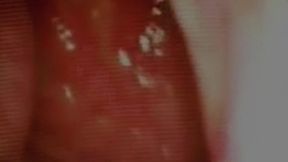 Teeny Shoved up Giantess Nose Ends up in Giantess Throat POV