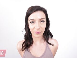 Fit18 - Natalie Brooks - I Creampie A Small Slender Brunette hair With Petite Bush