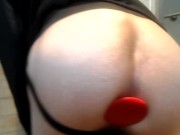 stud and his red butt plug