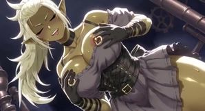 Anime Lovely Cute Orc Boobs, Ai Animation