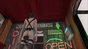 Sexy Brunette Anime Girl Enjoys Dildo And Intense Anal Action In Fallout 4 Style