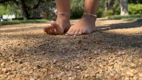 Dirty Soles Tease in the Gravel EyeCandyToes