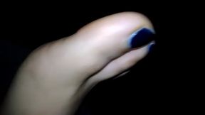 massaggio i bellissimi piedi di mia moglie