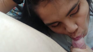 He makes me a delicious oral he swallows my cum