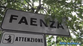 Selvaggia Forte exhibitionist teen with a great desire to transgress