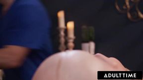 ADULT TIME - Pregnant Lesbian Siri Dahl Craves A Dick! Almost Caught Cheating By Her Wife Codi Vore
