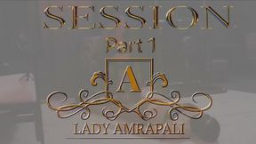 Session Part1  CBT & SPANKING  Total lenghts 2:44 minutes  NylonCBT Cock Spanking Ballbusting Slave Bdsm Sklave Eier abbinden  LADY AMRAPALI  Herrin Mistress Domina