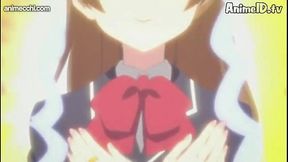 Romantic Chuunibyou Anime Couple Engage in Passionate Love Scene