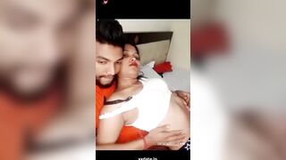 "Desirable Desis - Exotic Indian Couple Engaging in Passionate Lovemaking"