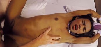 Bunny Girl TS Takes a Huge Cock