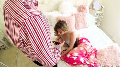 Nanny Cam Caught Anya Olsen Using Her Pussy To Save Her Job