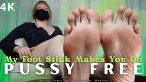 My Foot Stink Makes You Go Pussy Free - 4K - The Goddess Clue, Stinky Feet Rule Your Sex Life, Mind Twisting Feet JOI, Toes Dripping In Sweat Scent