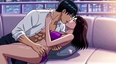 Romantic sex turns into a cheating wife gangbang as the husband shares his hot MILF