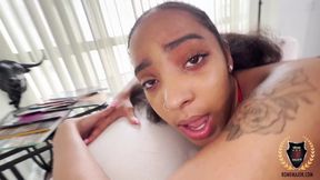 Cute Lil Slut Gianna (2K) - 18yo Ebony teen in amateur hardcore with BBC boy