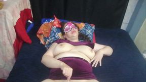playing with and masturbating my vagina with my delicious lollipop