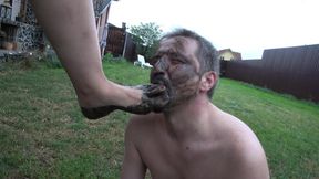 Mistress Alexandra and Faith dirty mud at Dracula Castle 4k part 1