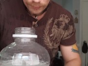 Making a ginger plug and chopped ginger ice cubes for self figging!