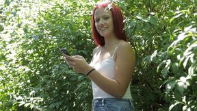Redhead Fucked in the Shade