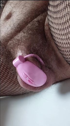 Chastity, piss and cum