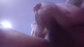 I pull my dick seen from below