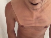 CHOKING and GAGGING on my FLATMATES DIRTY Gym SOCKS ** MASSIVE CUMSHOT **