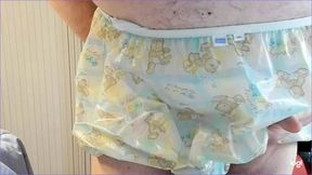 Gummibub Playing in Diaper Pants