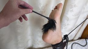 Teaser full video &mdash;  playing with her tied feet (Nubiles)