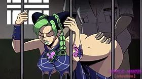 Jolyne cujoh prison cage fuck - extended yoshikage kira version