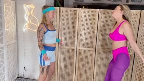 Cher Woods & MJ Babii - WORKOUT FOOT SNIFFERS HIDEF