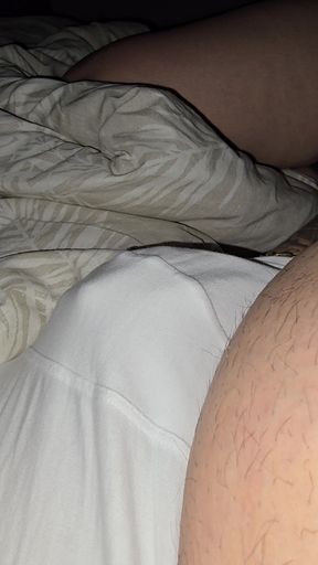 Step mom hand slip under panties and handjob step son dick