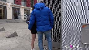 She's in the mood for a big cock, and won't stop at anything to do it, even if she's in dht middle of the street