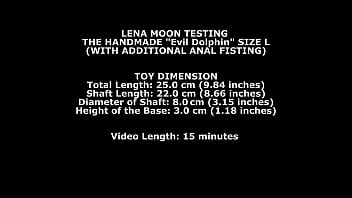 Lena Moon Testing The Handmade Dolphin Size L (With Additional Anal Fisting) TWT089