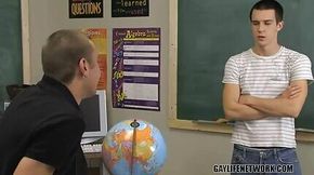 Two Twinks in Classroom Fervor