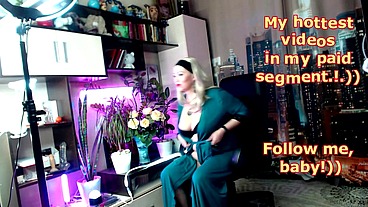 Mature hot whore Aimee Hot MILF (aka Aimee Paradise) gives everyone her hot private show... Jerk off boldly to my busty slut stepmom)) (full version)
